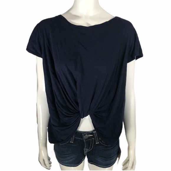 Scoop Neck twist T-shirt M - Picture 2 of 5